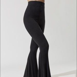Cushnie High Waisted Flare Lounge Pants